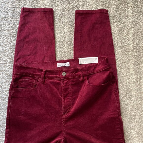 LOFT Made And Loved Skinny Corduroy Pants - Picture 1 of 6